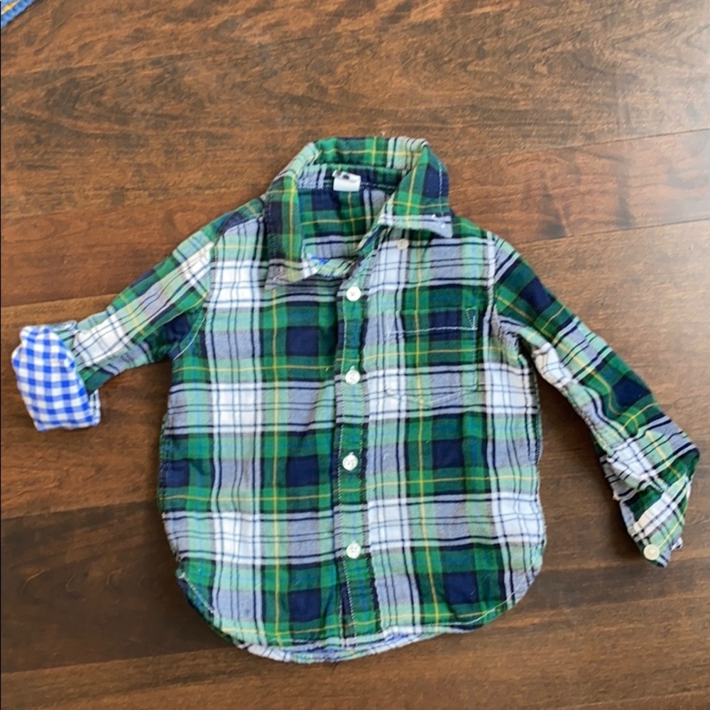 Gap boys button down, size 3 toddler